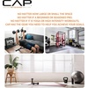 image:imageCAP 280 LB 550 LB 1200 LB Dumbbell Set with Horizontal 23 Tier Rack Rubber Hex Free Weights Home Gym Weight Set for Strength Training550 lb Set