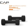 image:imageCAP Barbell Neoprene Dumbbell Weights Pairs amp Sets  Black2 lb Pair