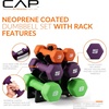 image:imageCAP Barbell Neoprene Dumbbell Weights Pairs amp Sets  Black20 lb Set