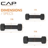 image:imageCAP Barbell Neoprene Dumbbell Weights Pairs amp Sets  Black56 lb Set