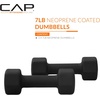 image:imageCAP Barbell Neoprene Dumbbell Weights Pairs amp Sets  Black7 lb Pair