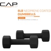 image:imageCAP Barbell Neoprene Dumbbell Weights Pairs amp Sets  Black8 lb Pair
