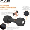 image:imageCAP Barbell Neoprene Dumbbell Weights Pairs amp Sets  Black9 lb Pair