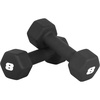 image:imageCAP Barbell Neoprene Dumbbell Weights Pairs amp Sets  Black8 lb Pair