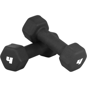image:imageCAP Barbell Neoprene Dumbbell Weights Pairs amp Sets  Black4 lb Pair
