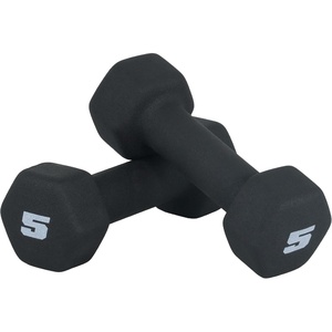 image:imageCAP Barbell Neoprene Dumbbell Weights Pairs amp Sets  Black5 lb Pair