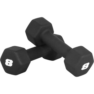 image:imageCAP Barbell Neoprene Dumbbell Weights Pairs amp Sets  Black8 lb Pair